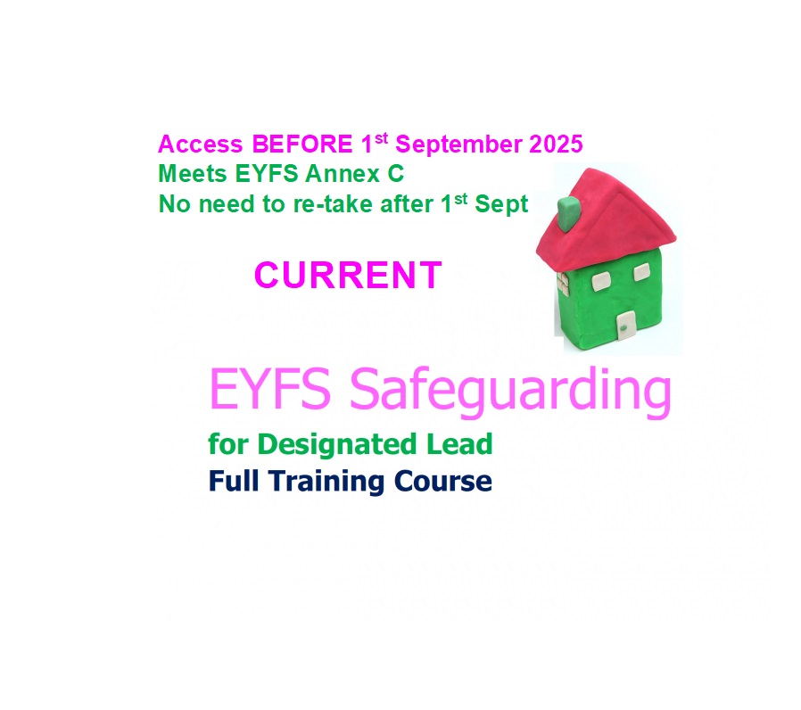 EYFS Safeguarding (SDL) (read below)